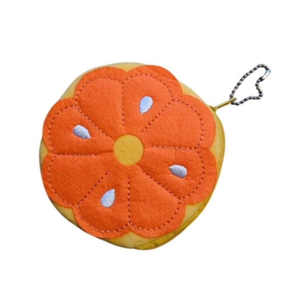 Boutique Novelty Orange Coin Purse / Bag Accessory ~ Casual and Fun